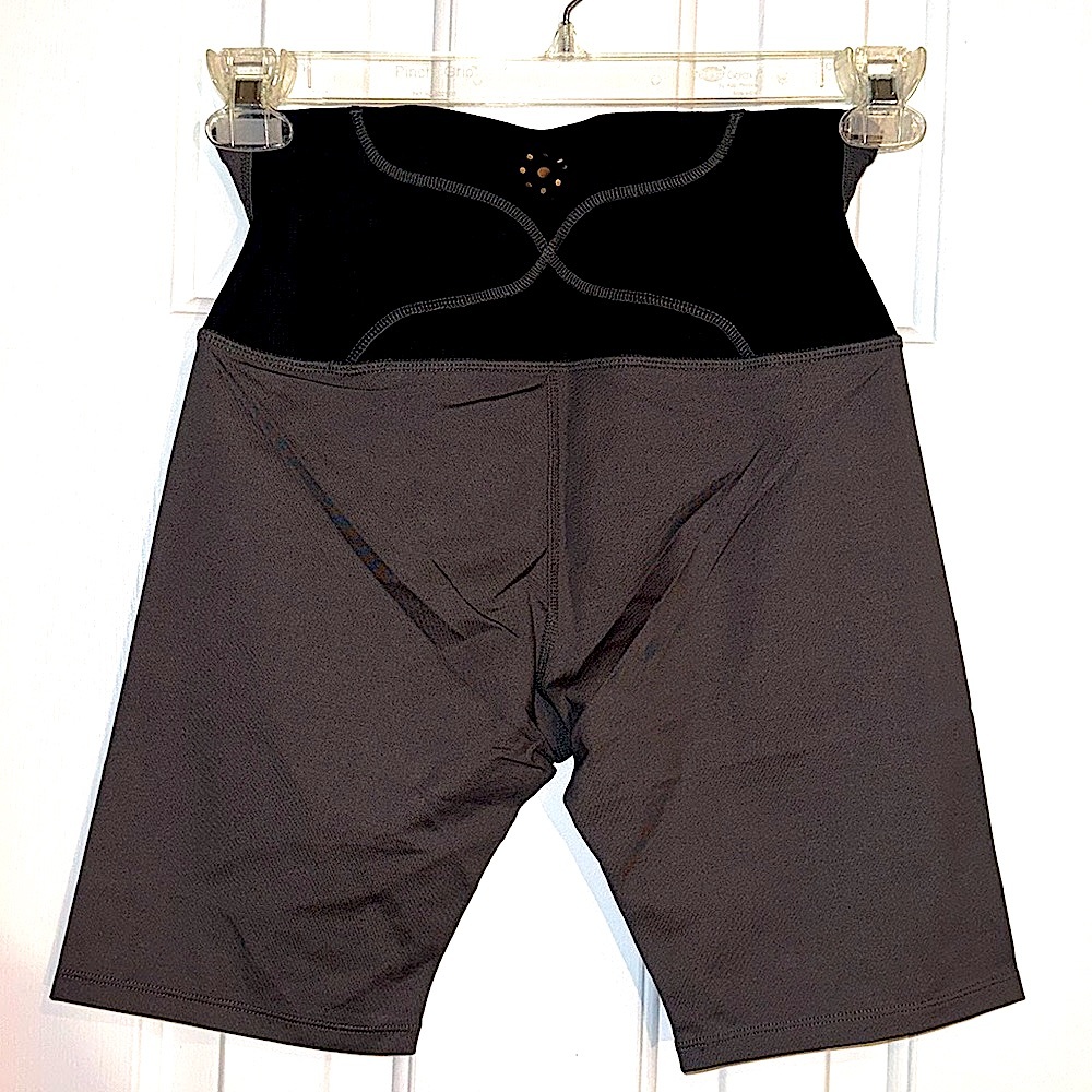Copper Life Women’s Back Support Shorts in Slate Grey, Copper and Zinc Infused M